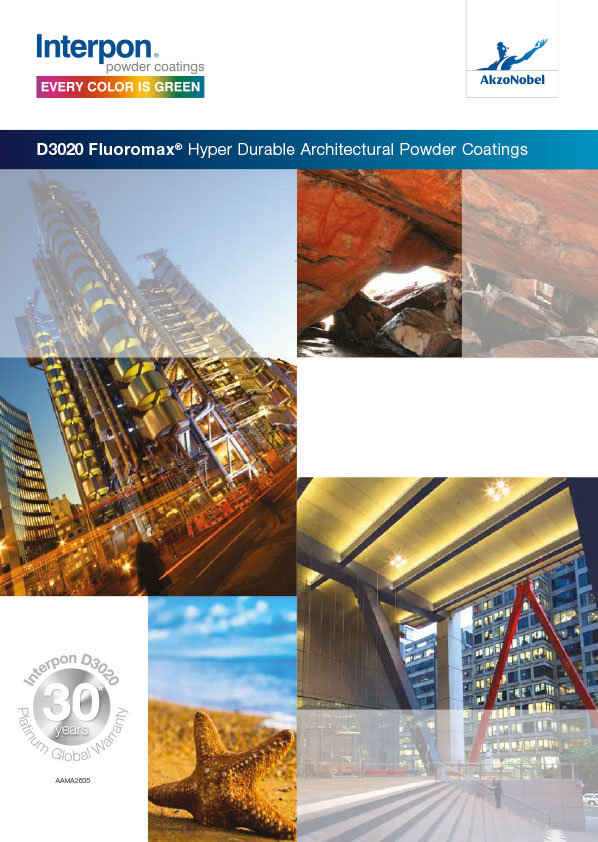 Interpon D3020 Fluoromax Hyper Durable Architectural Selection Brochure